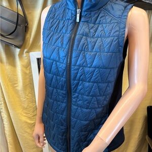 Chico's Blue Quilted Vest
